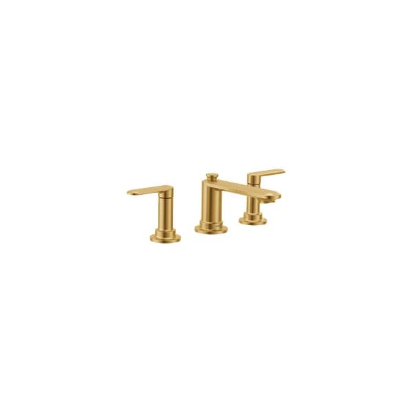 Greenfield Two-Handle Bathroom Faucet in Brushed Gold